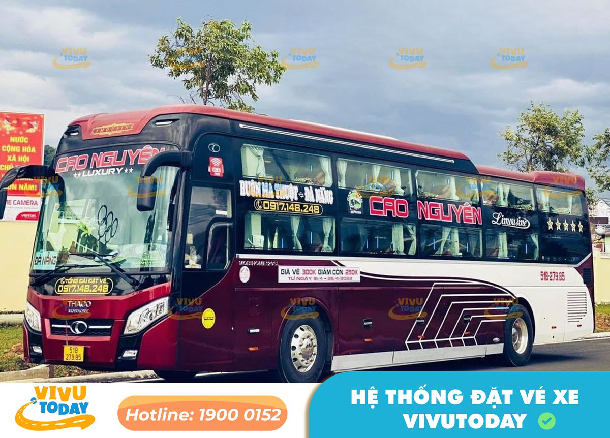 Nhà xe Cao Nguyên từ Buôn Ma Thuột - Đắk Lắk đi Bình Định