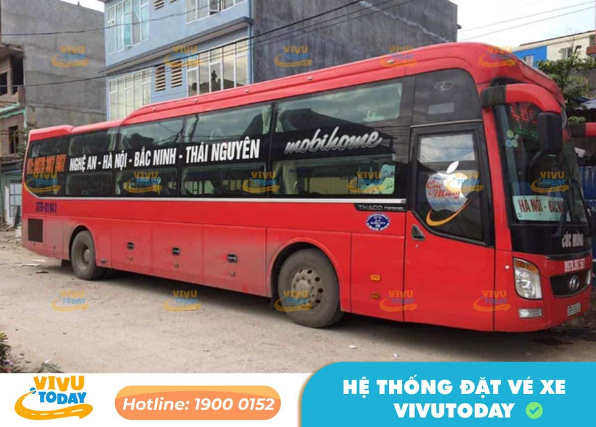 Nhà xe Cúc Mừng tuyến Nam Định đi Nghệ An