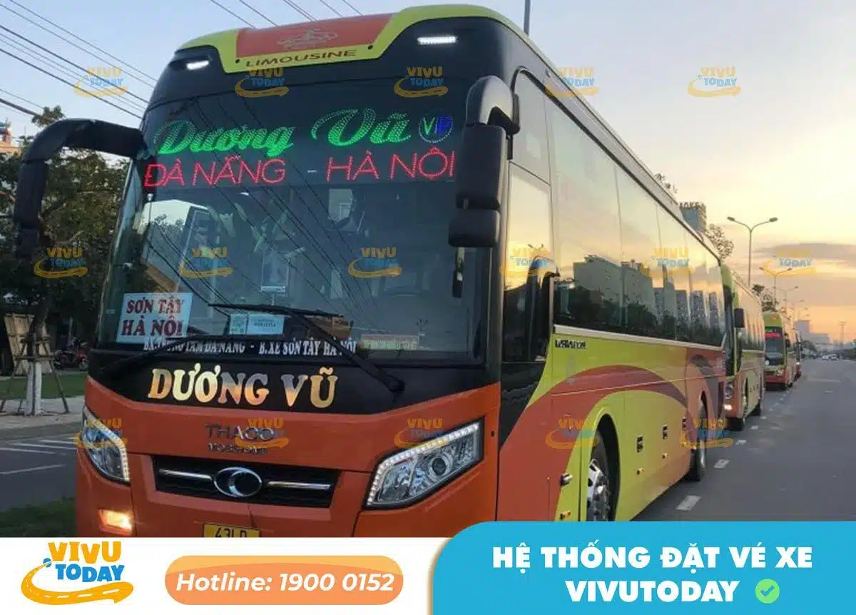 Xe khách Dương Vũ tuyến Nghệ An - Thái Bình