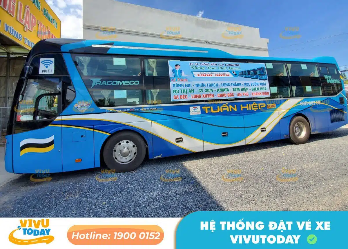 Hãng xe khách Tuấn Hiệp từ Bình Dương đi Bạc Liêu