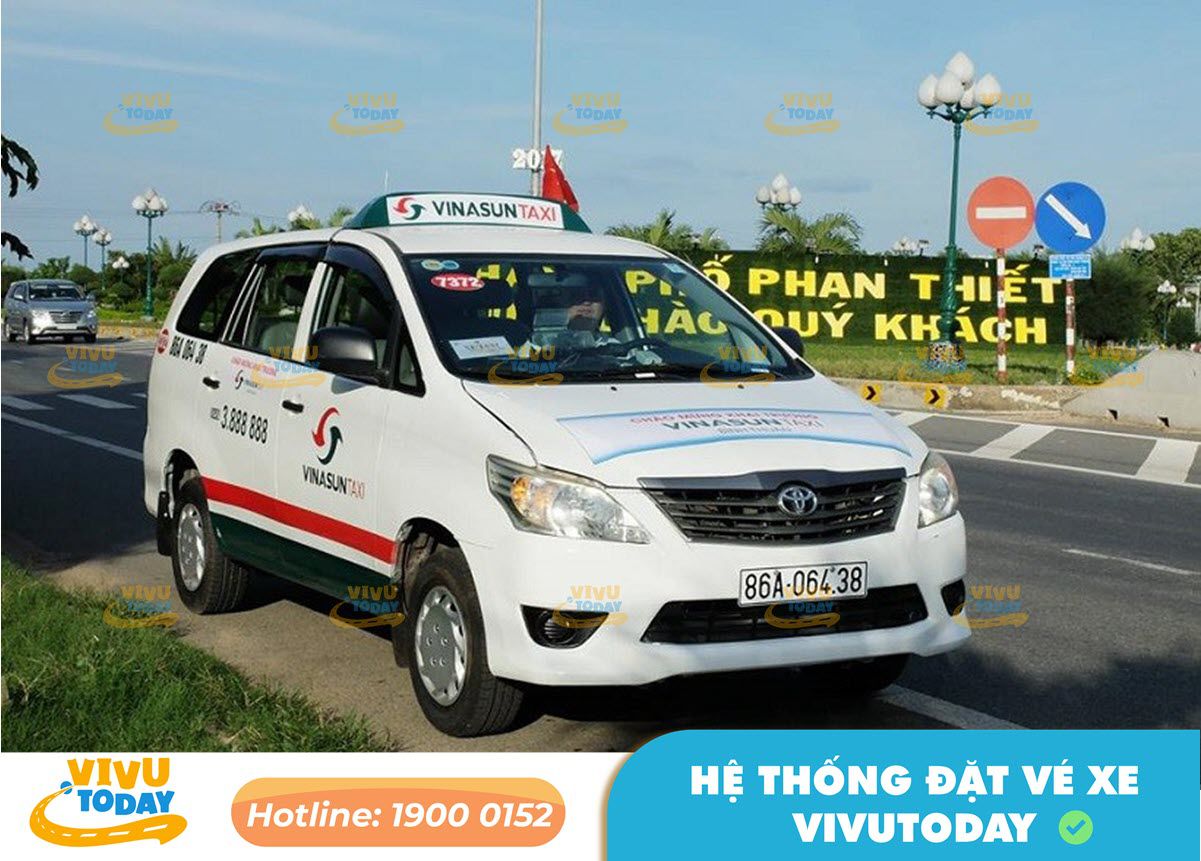 Hãng xe taxi Vinasun tại thành phố Phan Thiết 