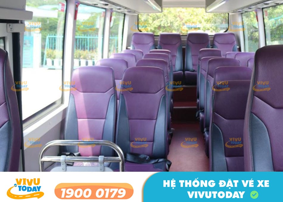 Dòng xe ghế 29 chỗ thiết kế hiện đại tuyến xe Hà Nội đi Nho Quan Ninh Bình
