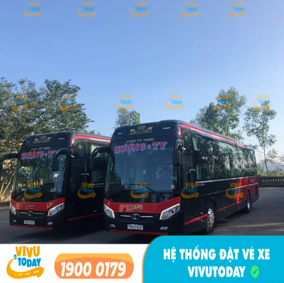 Nhà xe Hương Ty tuyến Thừa Thiên Huế chất lượng