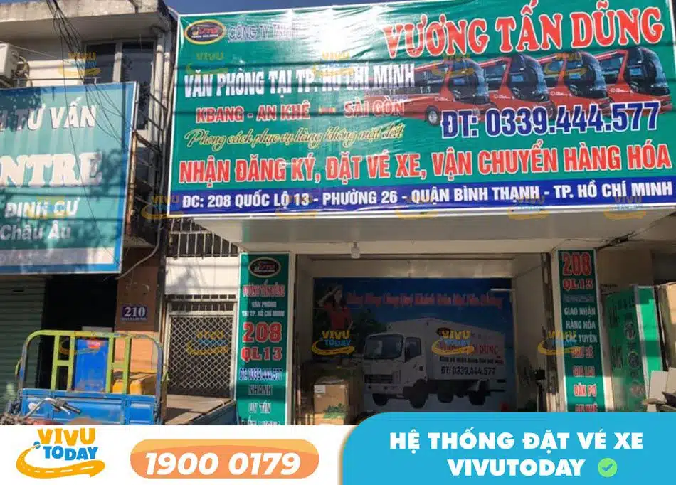 Văn phòng nhà xe Vương Tấn Dũng tại Sài Gòn