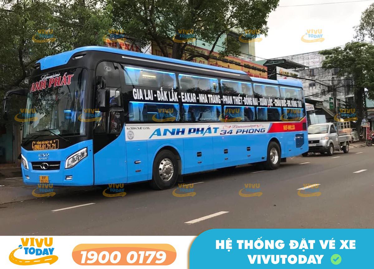 Nhà xe Anh Phát từ Kon Tum đi Nha Trang - Khánh Hòa