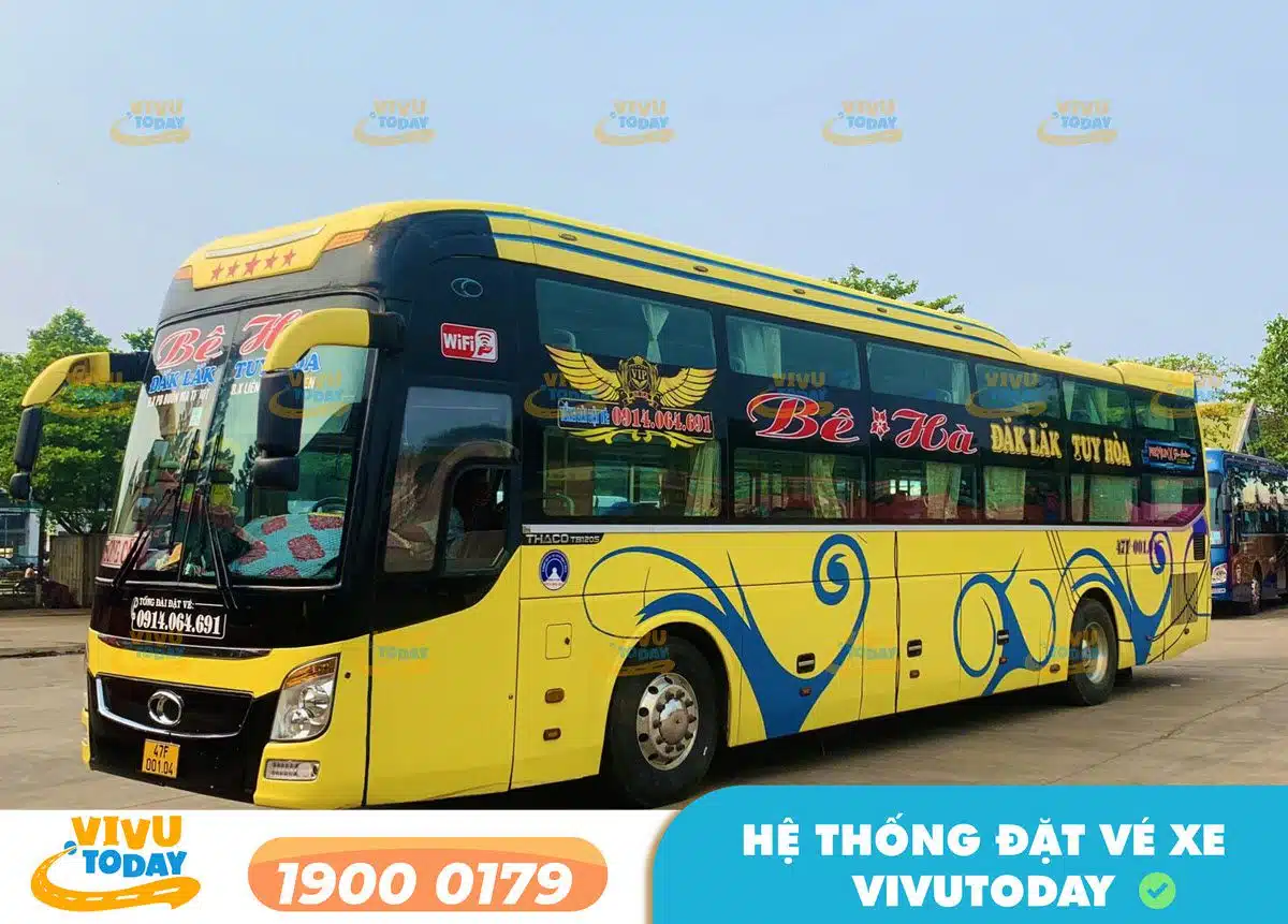 Xe khách Bê Hà đi Phú Yên từ Buôn Ma Thuột - Đắk Lắk