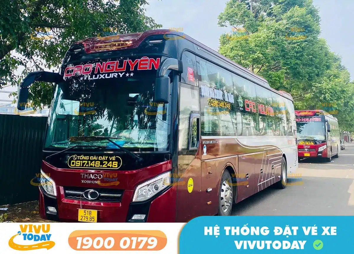 Nhà xe Cao Nguyên từ Bình Định đi Buôn Ma Thuột - Đắk Lắk