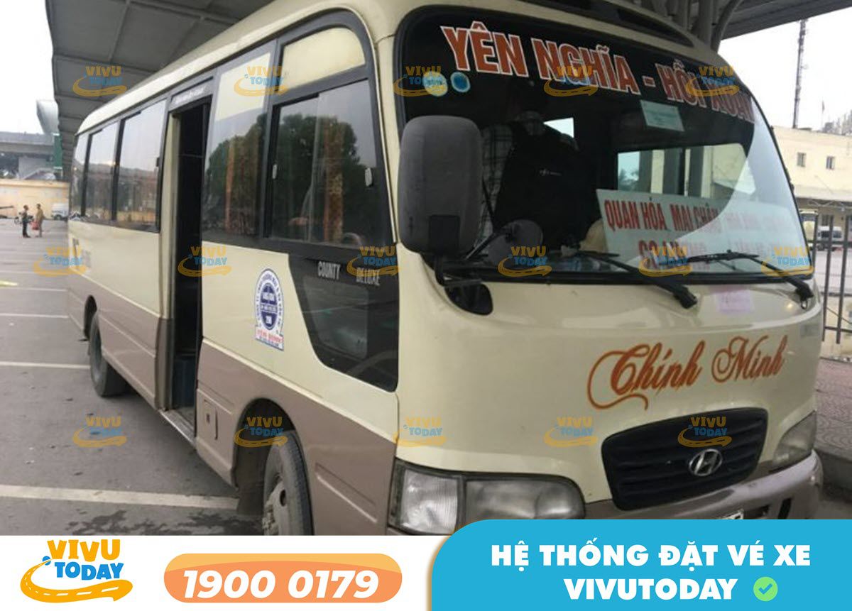 Xe khách Chính Minh từ Hà Nội đi Mai Châu - Hòa Bình