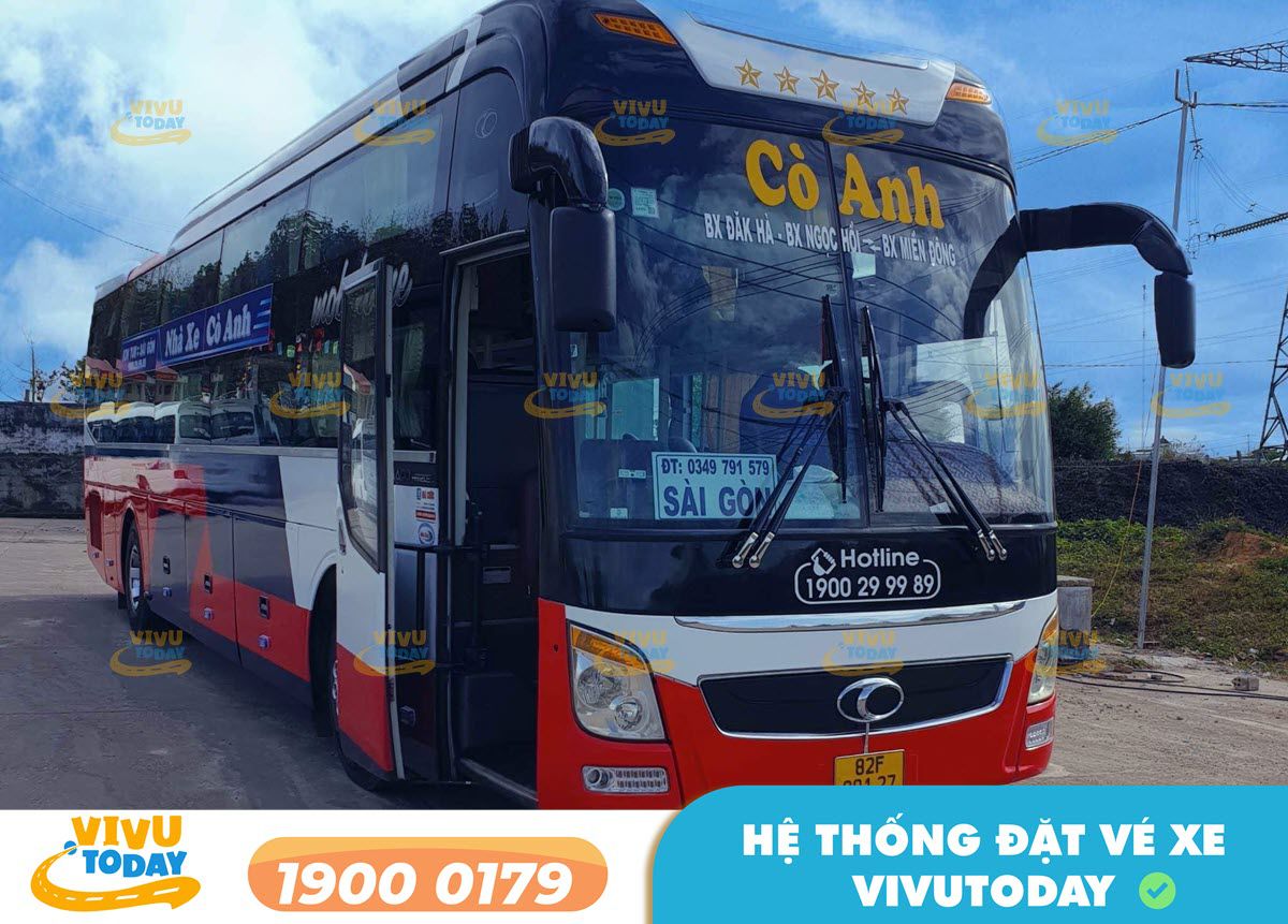 Hãng xe khách Cò Anh tuyến Sài Gòn - Ngọc Hồi Kon Tum