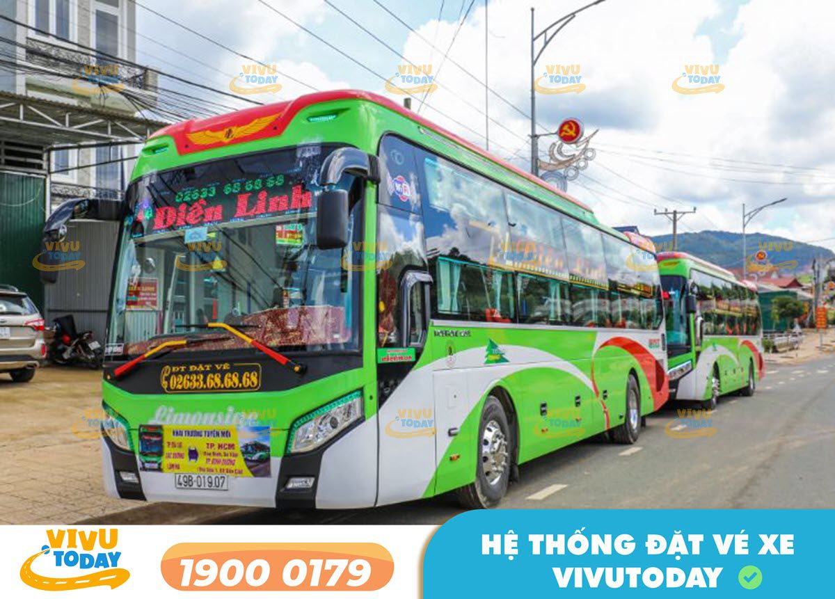 Xe khách Điền Linh tuyến Lâm Đồng - Sài Gòn