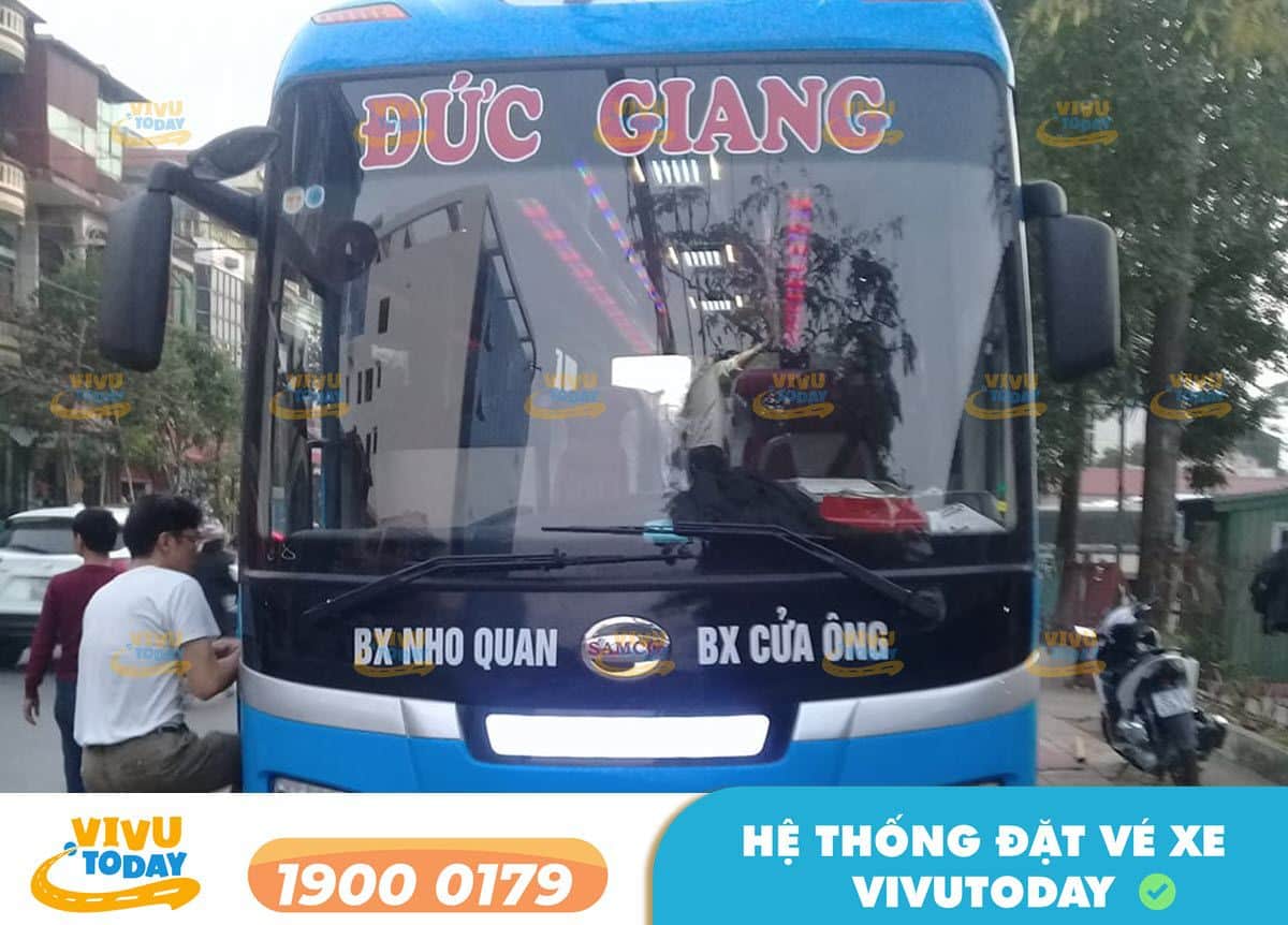 Nhà xe Đức Giang di chuyển từ bến xe Mỹ Đình đi Nho Quan - Ninh Bình