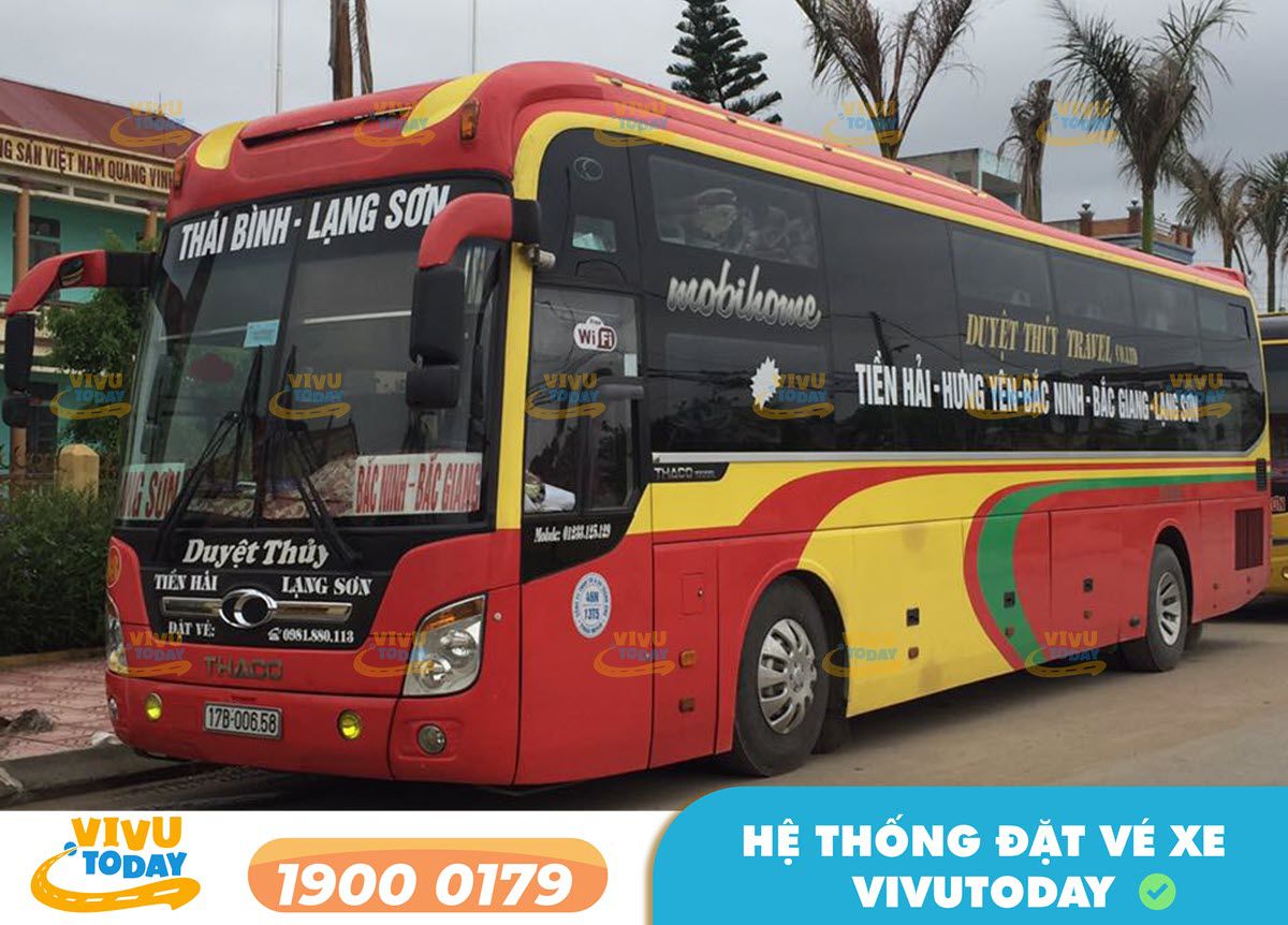 Nhà xe Duyệt Thủy chuyên tuyến Hà Nội - Tiền Hải Thái Bình