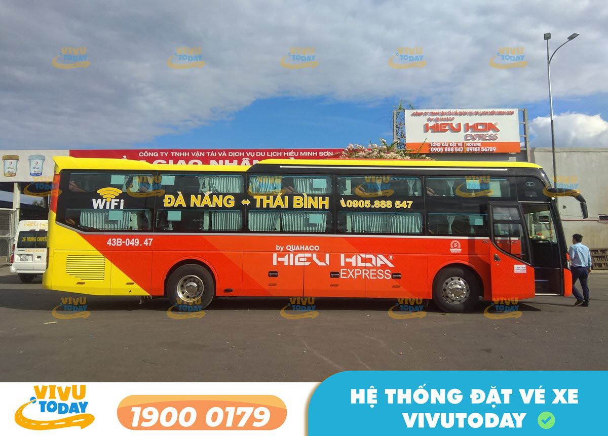 Xe khách Hiếu Hoa đi Đà Nẵng từ Thái Bình