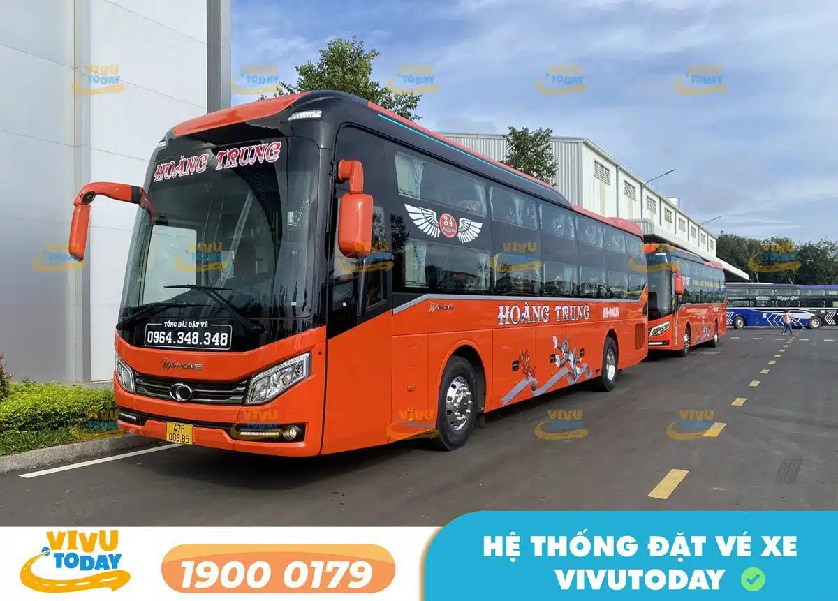 Xe khách Hoàng Trung tuyến Đắk Lắk - Bình Thuận