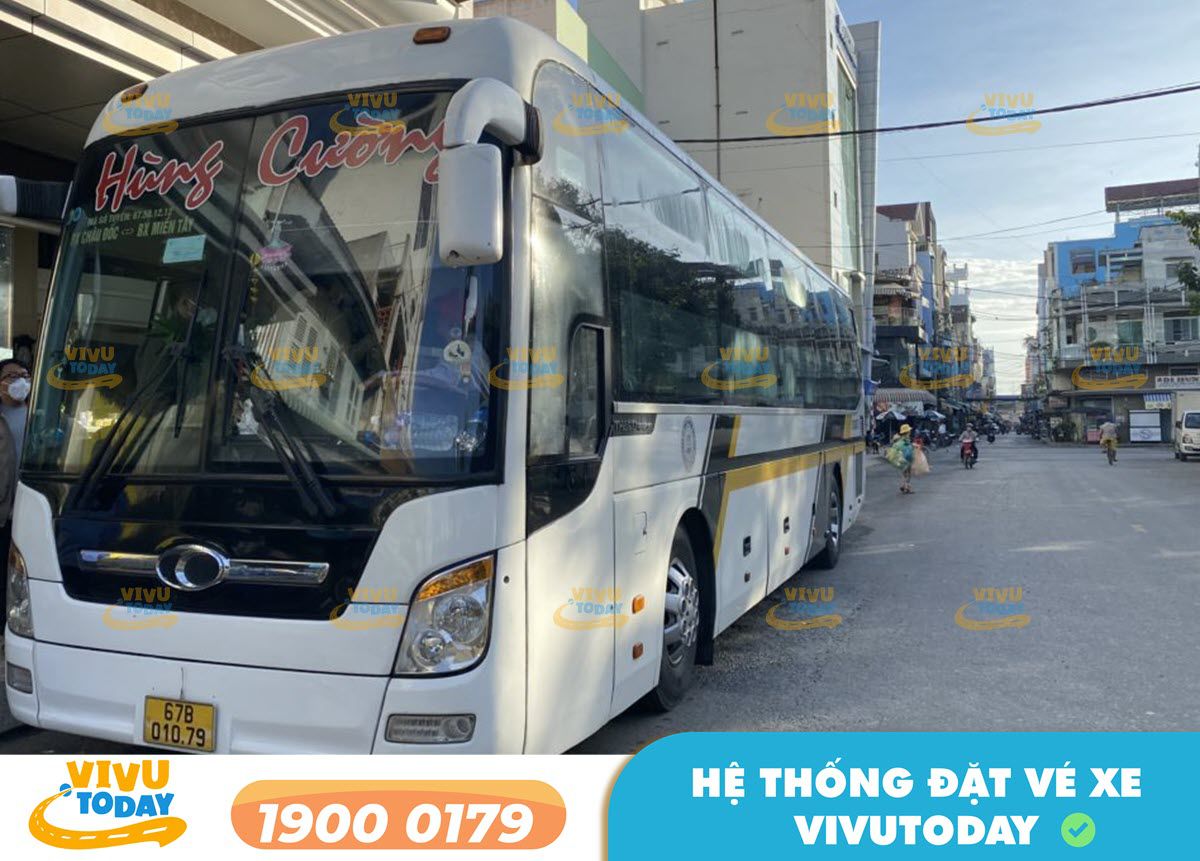 Xe khách Hùng Cường đi Sài Gòn từ thị xã Hồng Ngự - Đồng Tháp