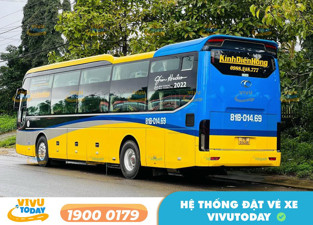 Nhà xe Kính Diên Hồng sử dụng dòng xe Limousine từ Sài Gòn đi Pleiku - Gia Lai