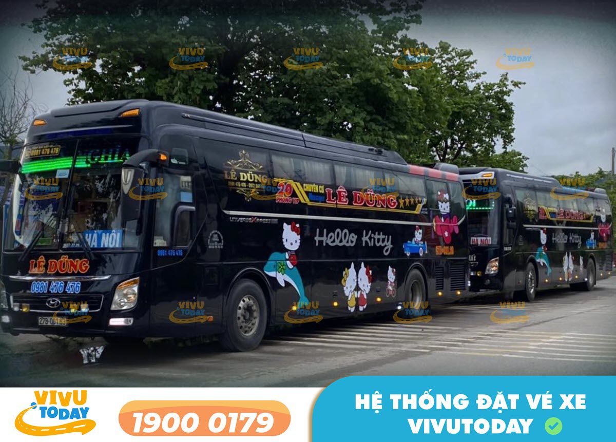 Nhà xe Lê Dũng từ Bến xe Mỹ Đình đi Mộc Châu - Sơn La