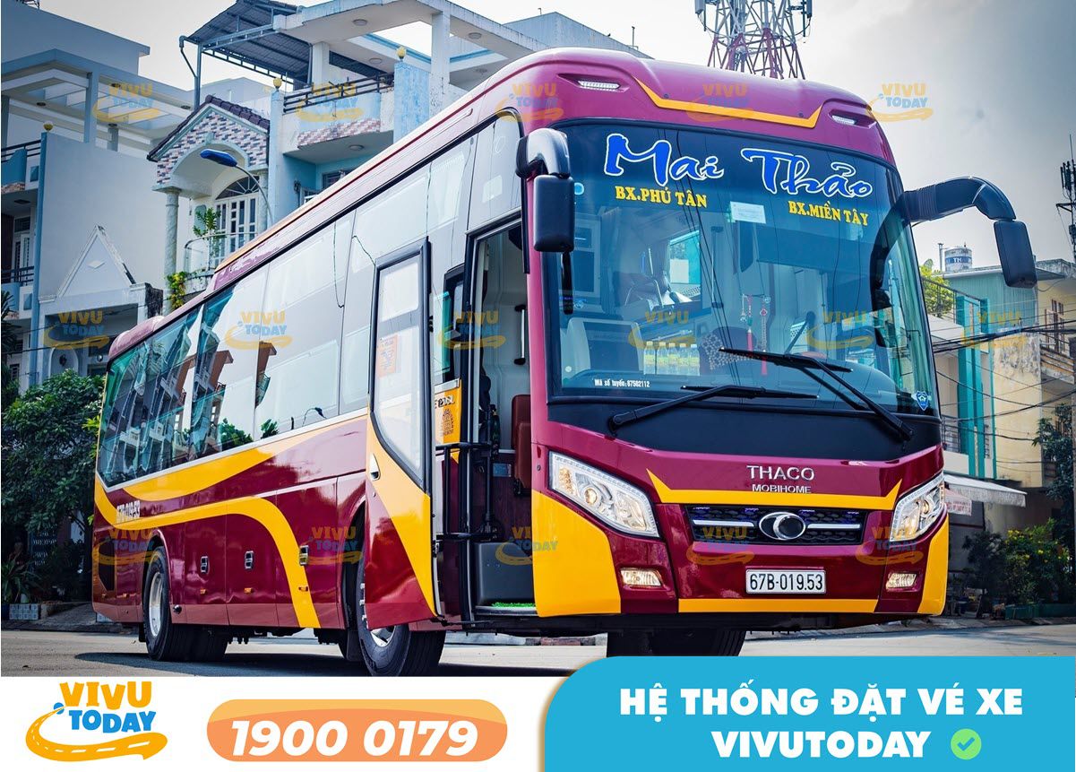 Nhà xe Mai Thảo từ bến xe Miền Tây đi An Giang