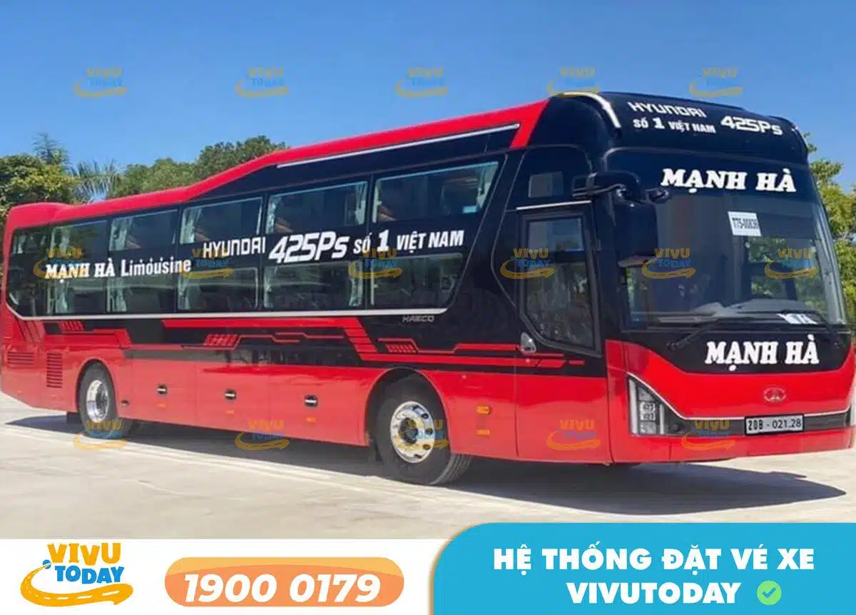 Xe khách Mạnh Hà (Thái Nguyên) đi Thái Nguyên từ Vinh - Nghệ An