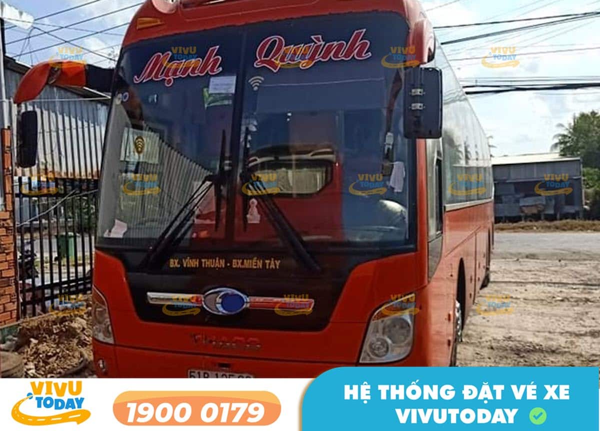 Xe khách Mạnh Quỳnh từ Vĩnh Thuận - Kiên Giang đi Sài Gòn