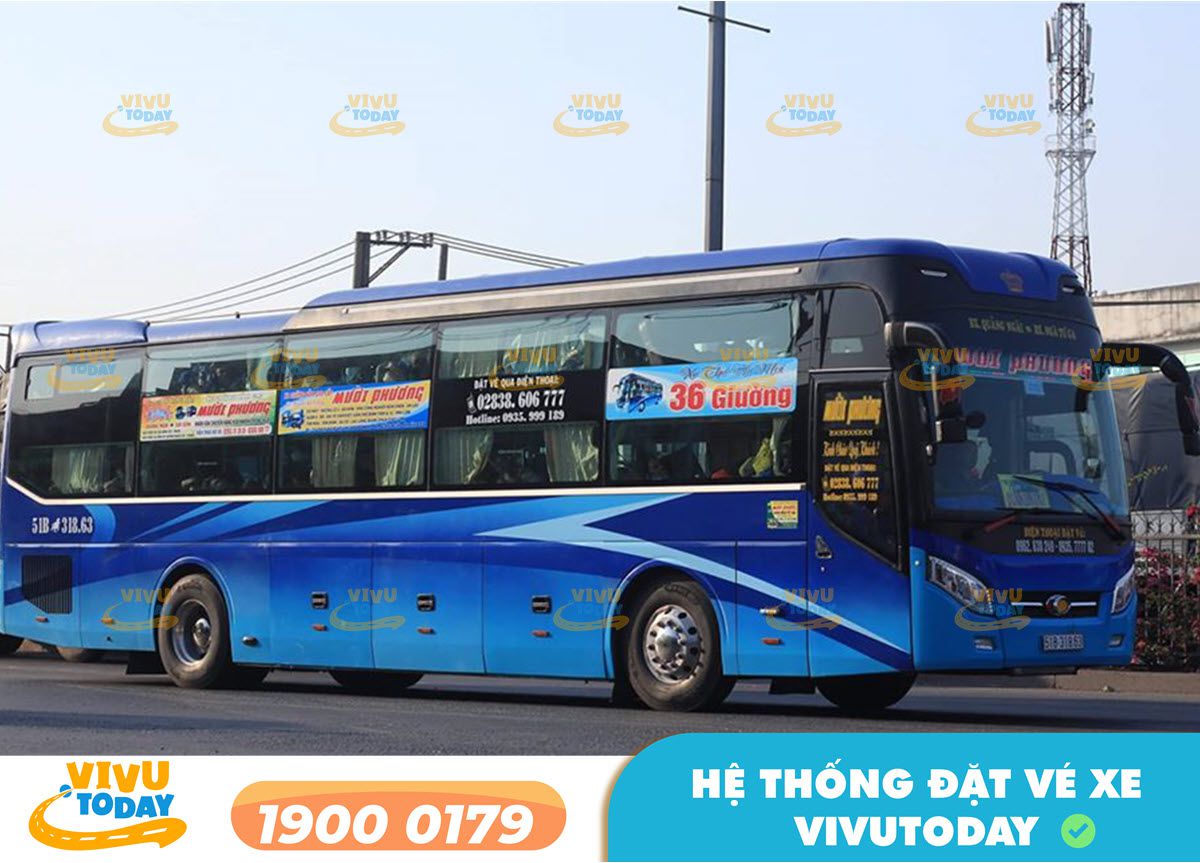 Xe khách Mười Phương sử dụng các dòng xe Limousine đời mới đi Sài Gòn từ Quảng Ngãi