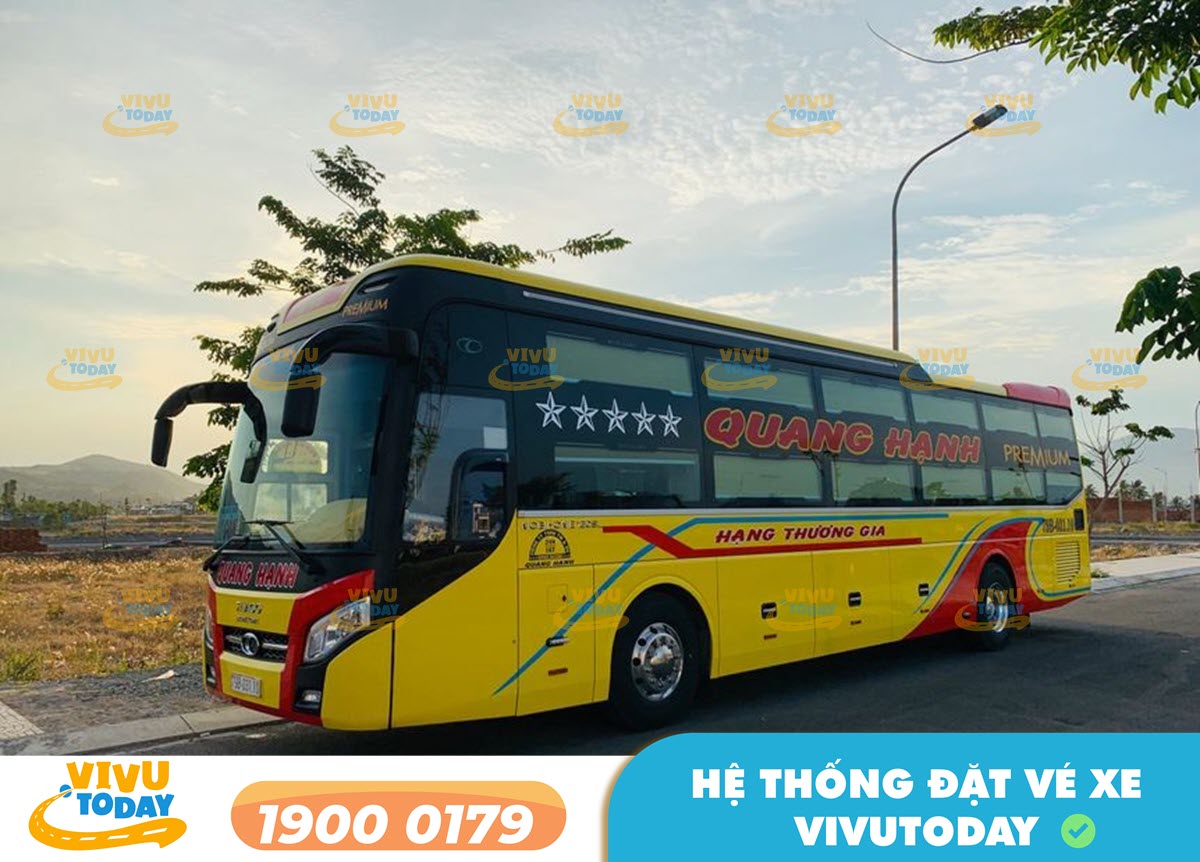 Xe khách Quang Hạnh tuyến Cam Ranh Khánh Hòa - Quy Nhơn Bình Định