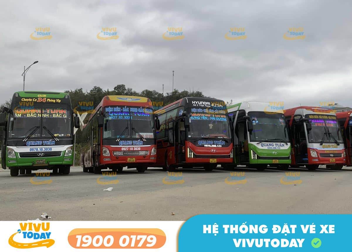 Xe khách Quang Tuấn chuyên tuyến Sơn La - Điện Biên Phủ, Điện Biên