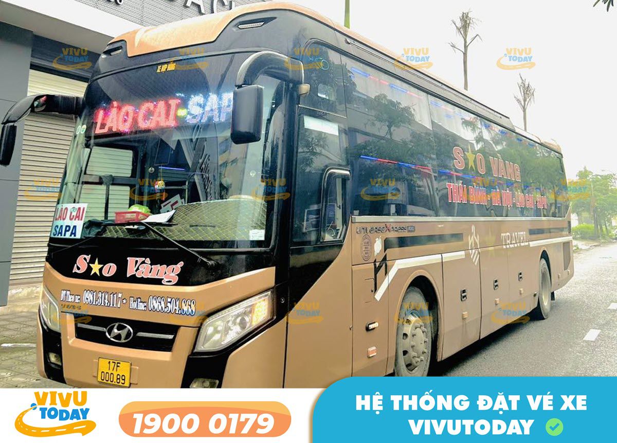 Nhà xe Sao Vàng từ Nam Định đi Lào Cai