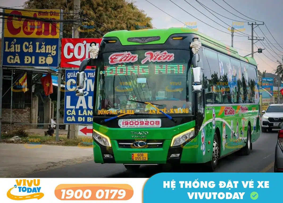 Nhà xe Tân Niên tuyến từ Nhơn Trạch - Đồng Nai đi Đà Lạt - Lâm Đồng