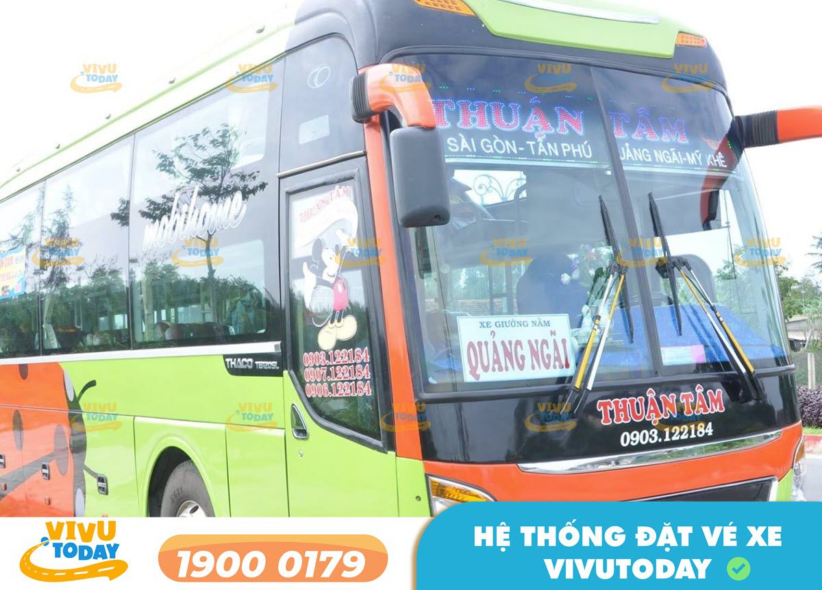 Nhà xe Thuận Tâm từ Quảng Ngãi đi Quy Nhơn - Bình Định