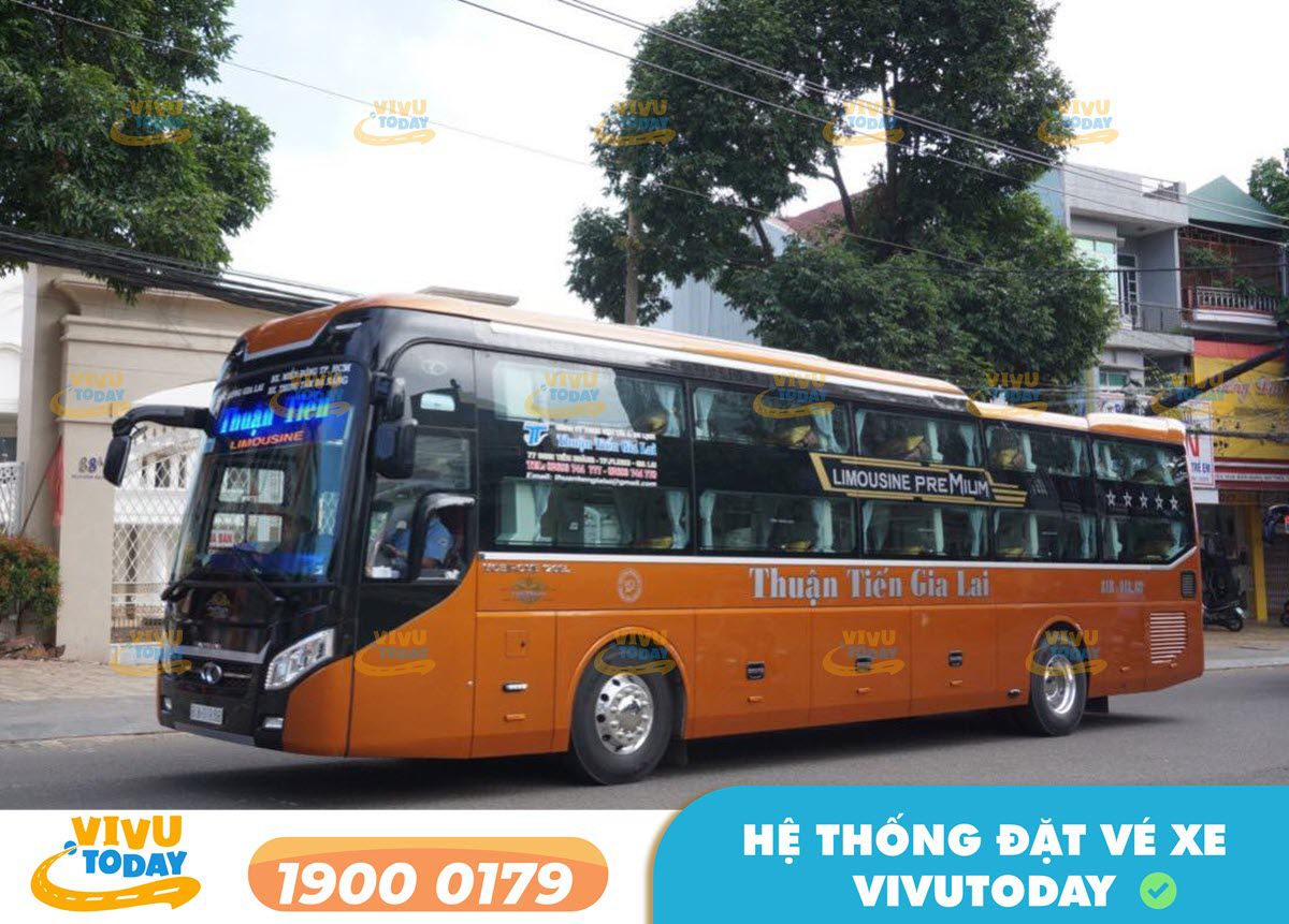 Nhà xe Thuận Tiến từ Sài Gòn đi Pleiku Gia Lai bằng dòng xe Limousine hiện đại