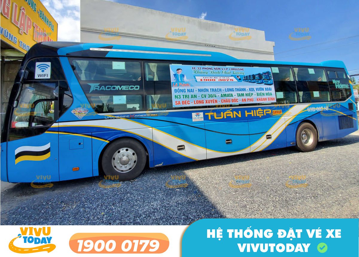 Nhà xe Tuấn Hiệp đi Vũng Tàu Bà Rịa Vũng Tàu từ Tiền Giang