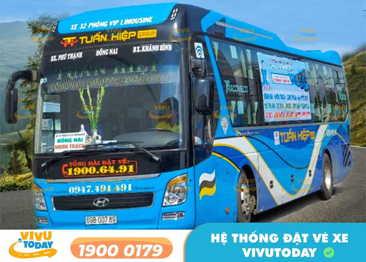 Nhà xe Tuấn Hiệp tuyến Vĩnh Long đi Bình Dương