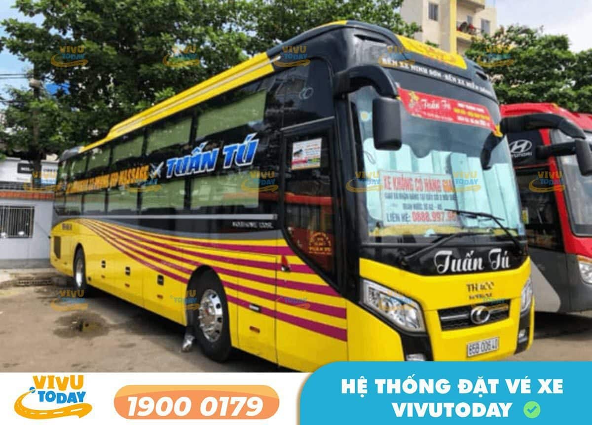 Xe khách Tuấn Tú chuyên đưa đón khách từ bến xe An Sương đến Phan Thiết - Bình Thuận