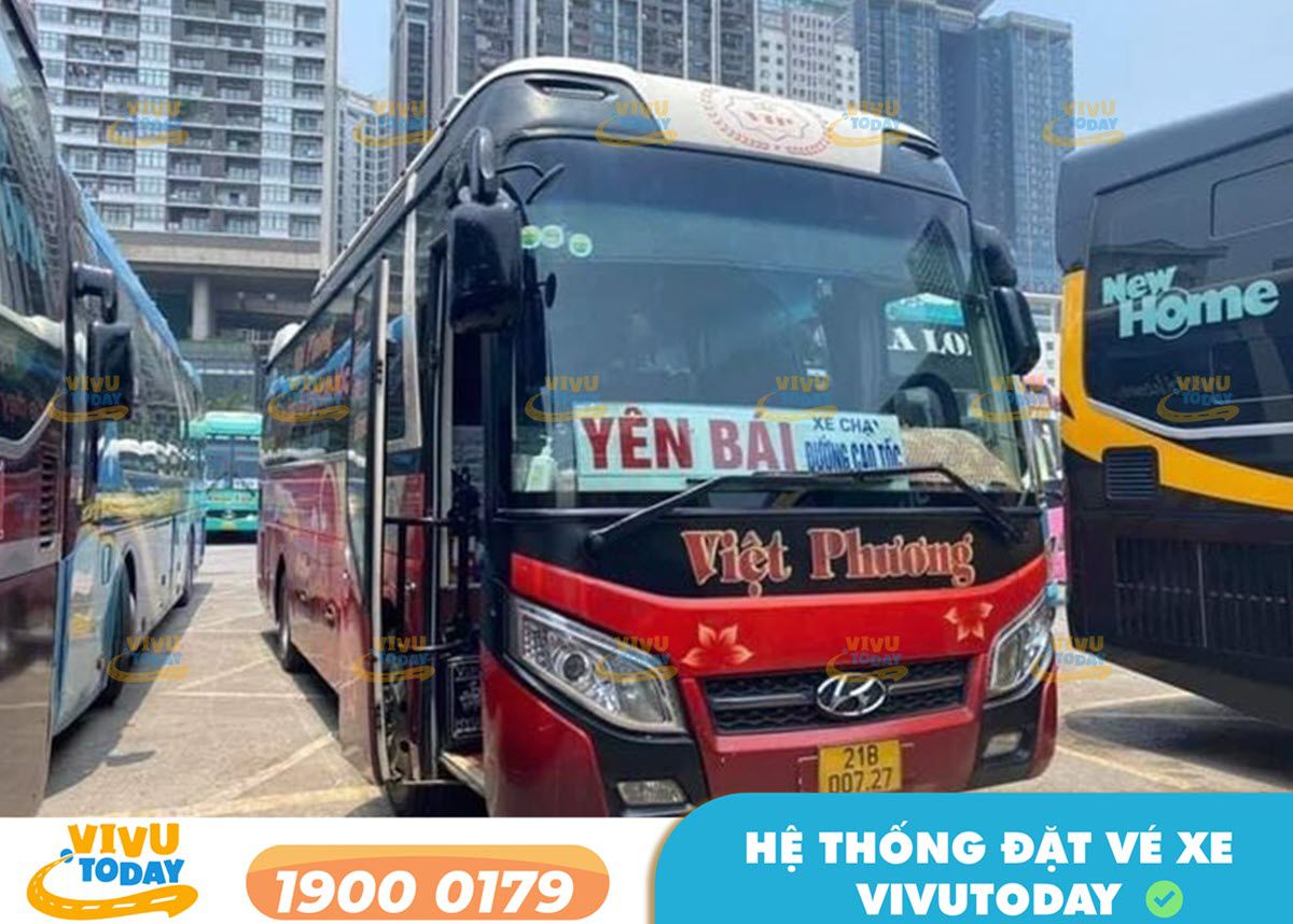 Xe khách Việt Phương tuyến Hà Nội - Yên Bái