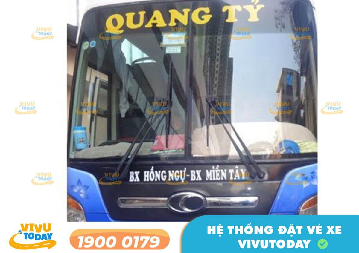 Nhà xe Quang Tỷ từ thị xã Hồng Ngự - Đồng Tháp đi Sài Gòn