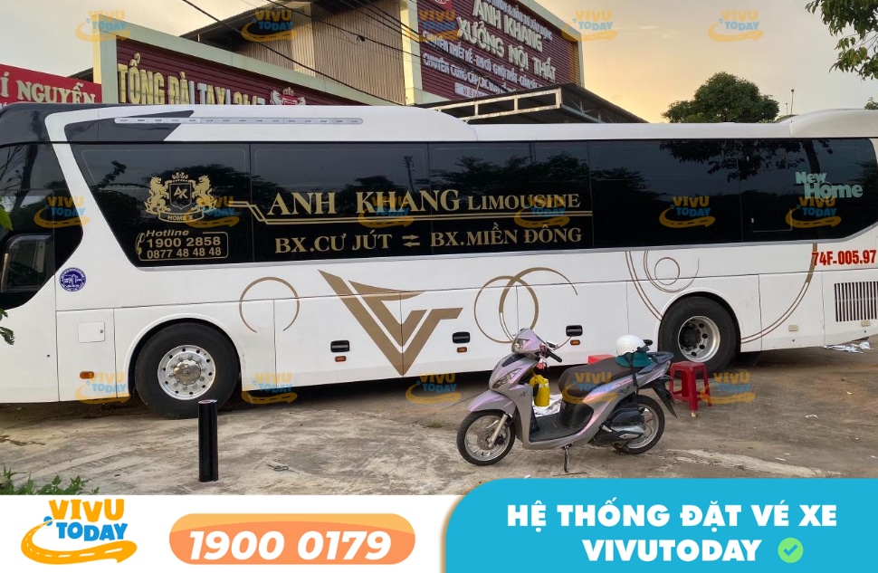 Nhà xe Anh Khang tuyến Sài Gòn đi Đắk Mil - Đắk Nông