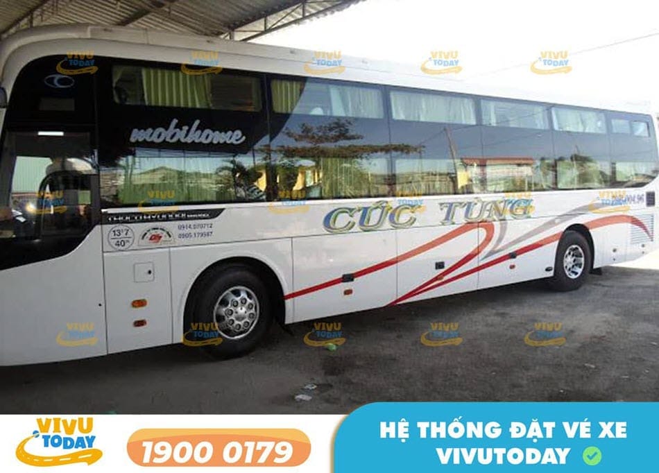 Nhà xe Cúc Tùng tuyến xe Nha Trang đi Cần Thơ