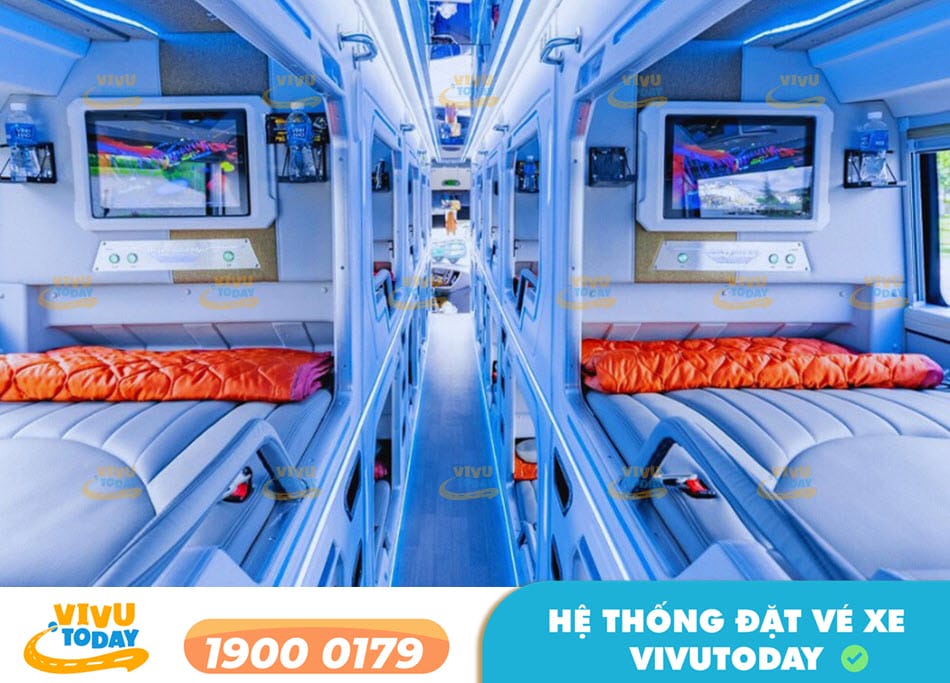 Tiện nghi sang trọng xe Limousine 21 phòng