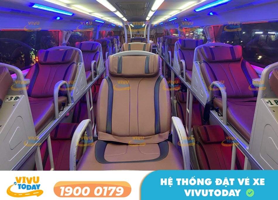 Xe giường nằm 38 chỗ trang bị đầy đủ tiện nghi hiện đại