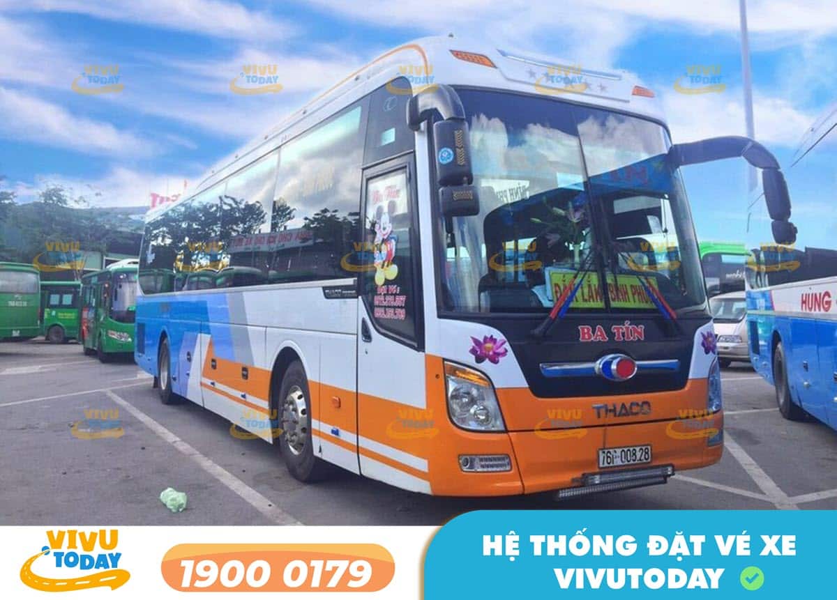 Nhà xe Ba Tín từ Quảng Ngãi đi Buôn Ma Thuột - Đắk Lắk