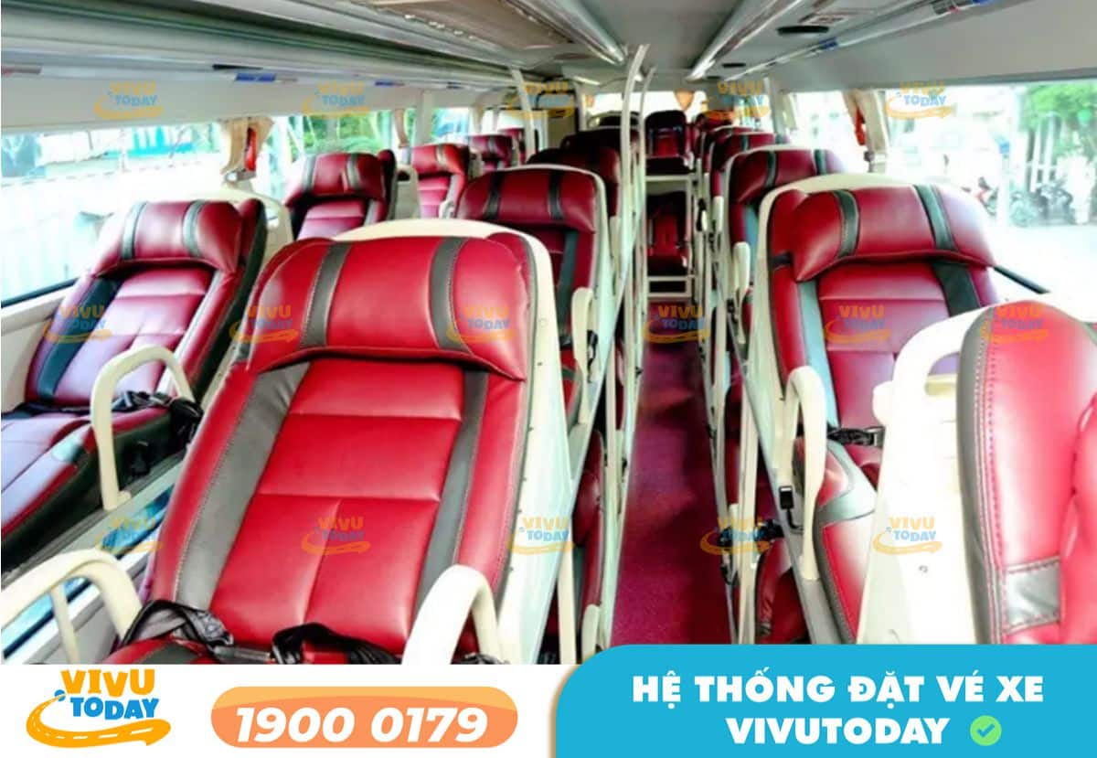 Nội thất xe Cư Toàn bến xe Miền Đông đi Quy Nhơn - Bình Định
