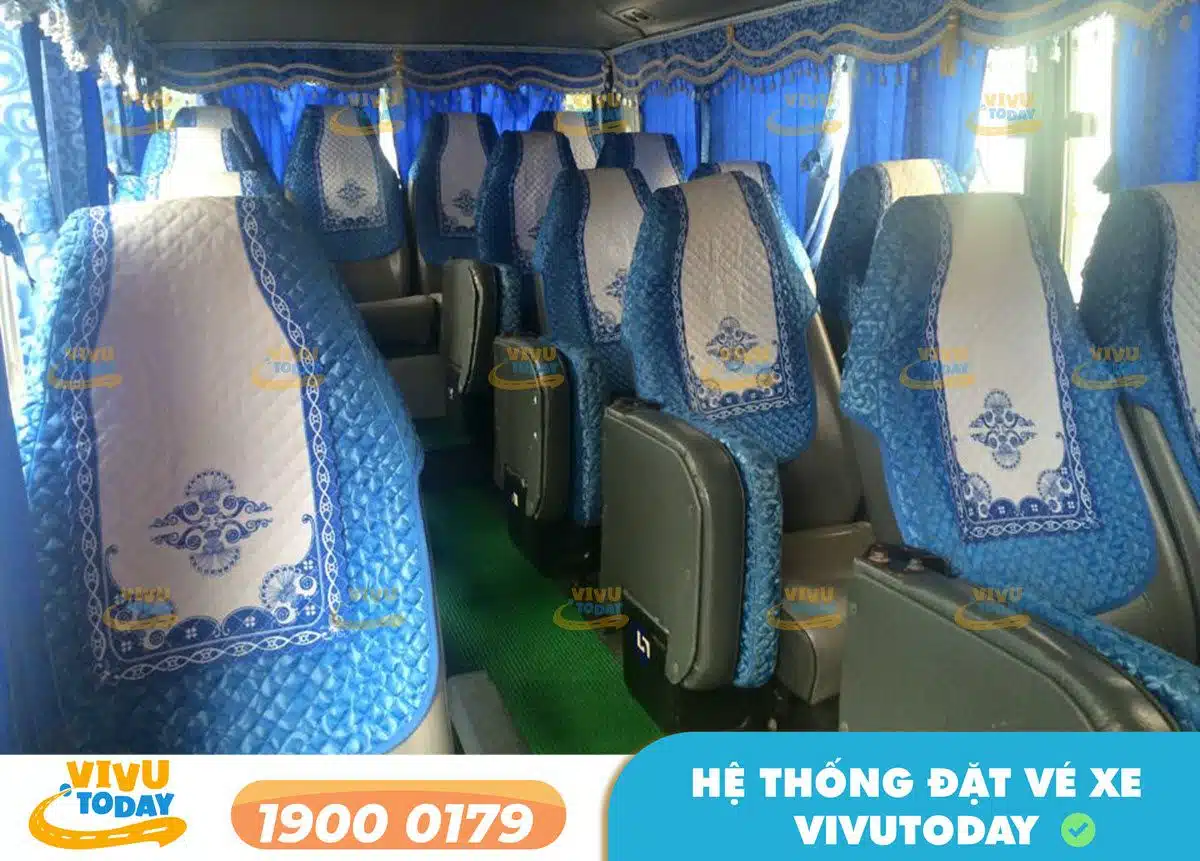 Nội thất xe ghế của xe Đại Dương Hải Phòng - Hà Nam