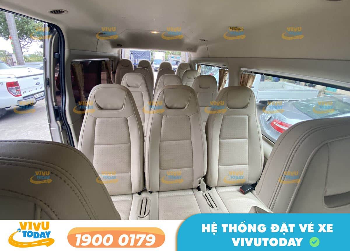 Nội thất bên trong của nhà xe Diệu Hiền TpHCM đi Vũng Tàu