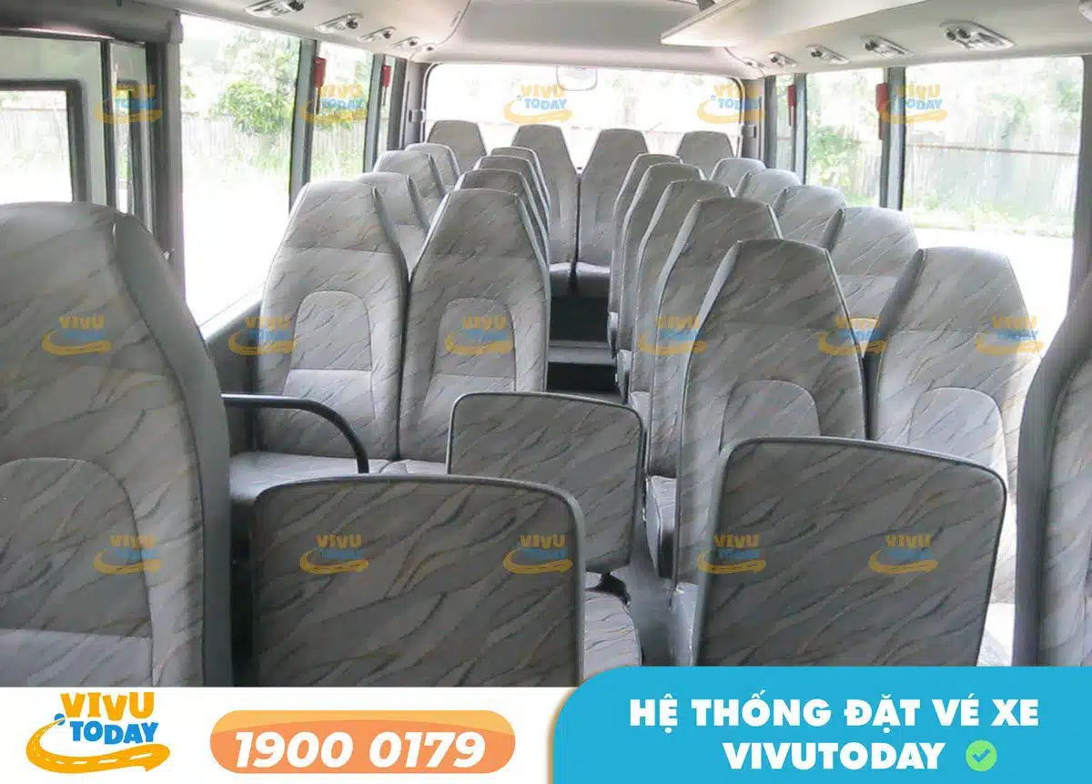 Hình ảnh minh họa về xe ghế ngồi của xe Đức Bình tuyến Nghệ An - Thái Bình