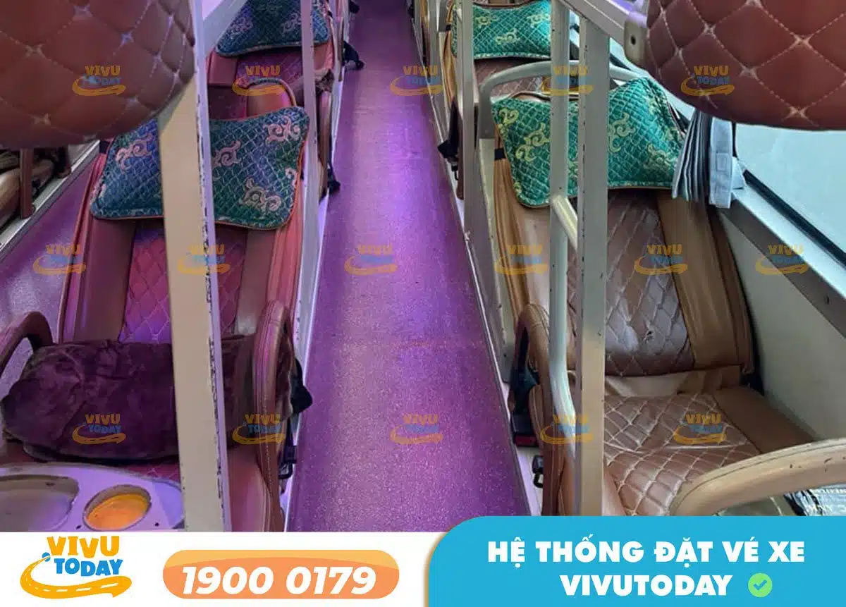 Nội thất của xe Dũng Anh Yên Thành - Đà Nẵng