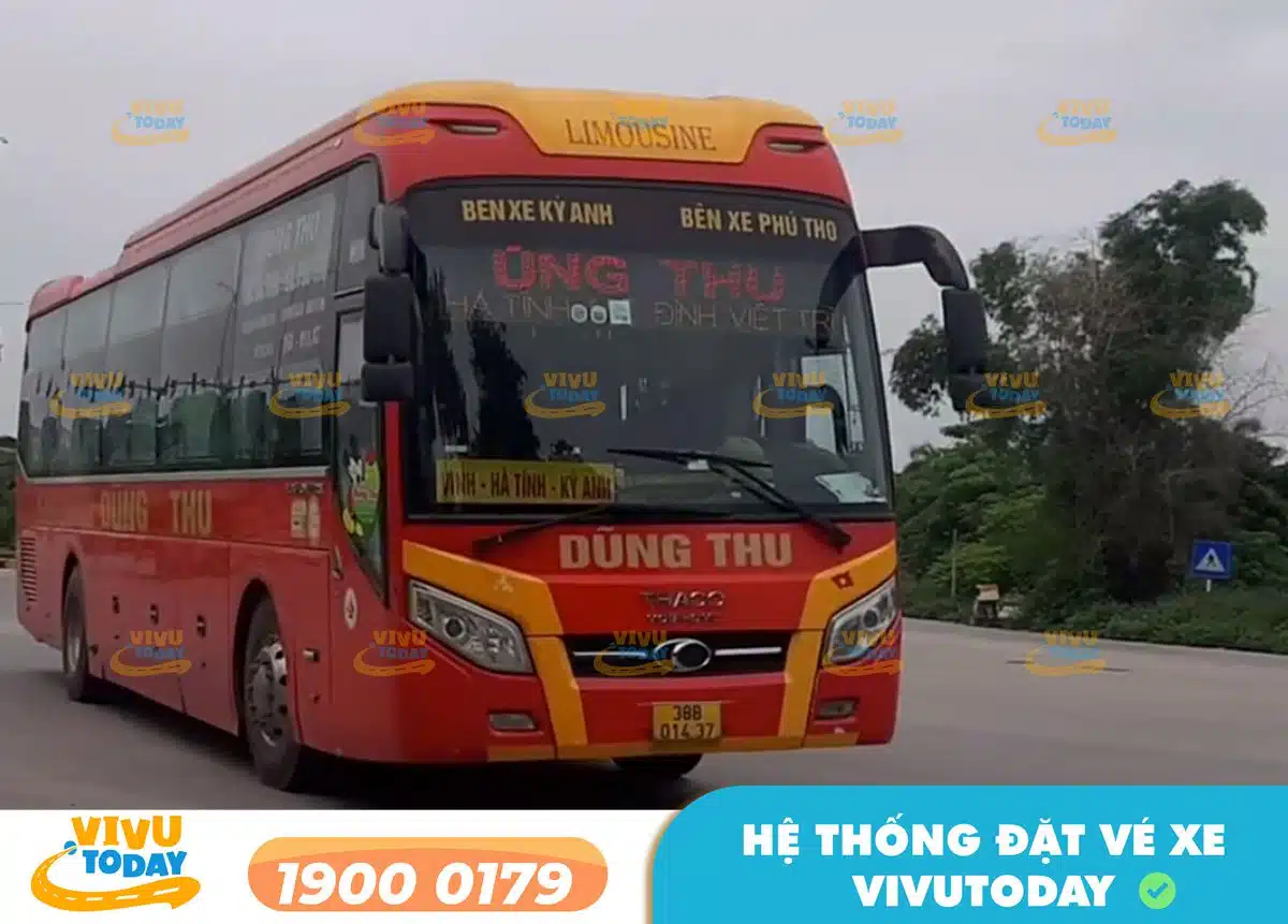 Nhà xe Dũng Thu Việt Trì - Hà Tĩnh