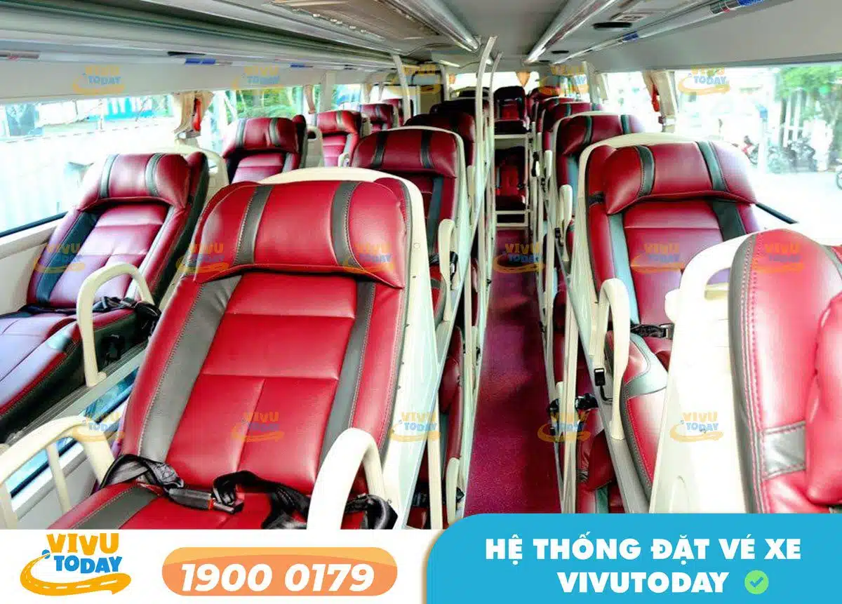 Nội thất xe giường nằm của nhà xe Dương Phát Tây Ninh