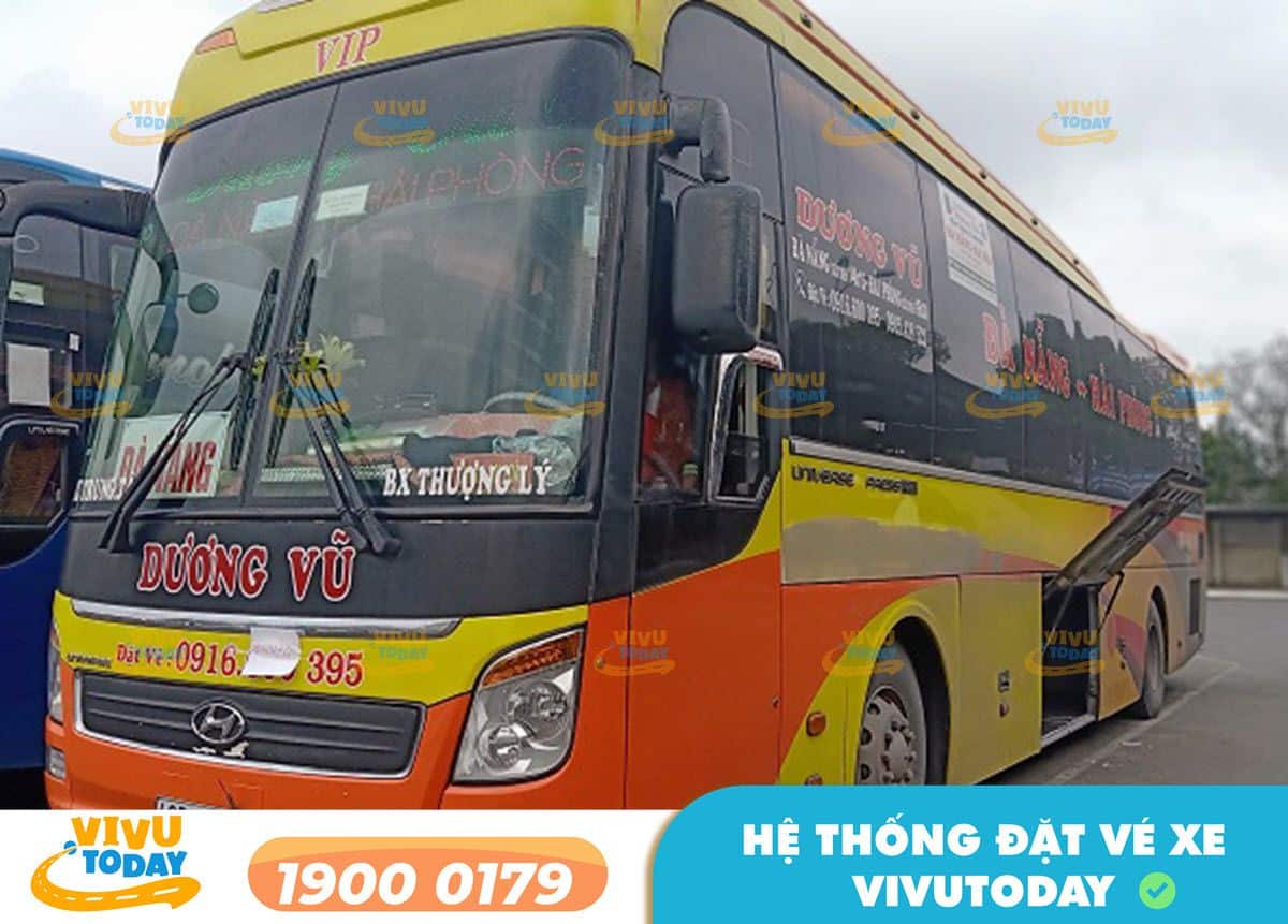 Nhà xe Dương Vũ chuyên tuyến xe khách Hà Tĩnh đi Hải Phòng