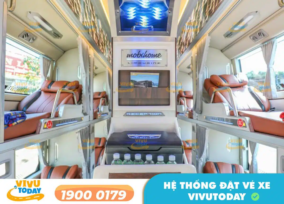Nội thất xe Hải Sơn Ninh Hòa - Nha Trang đi Sài Gòn